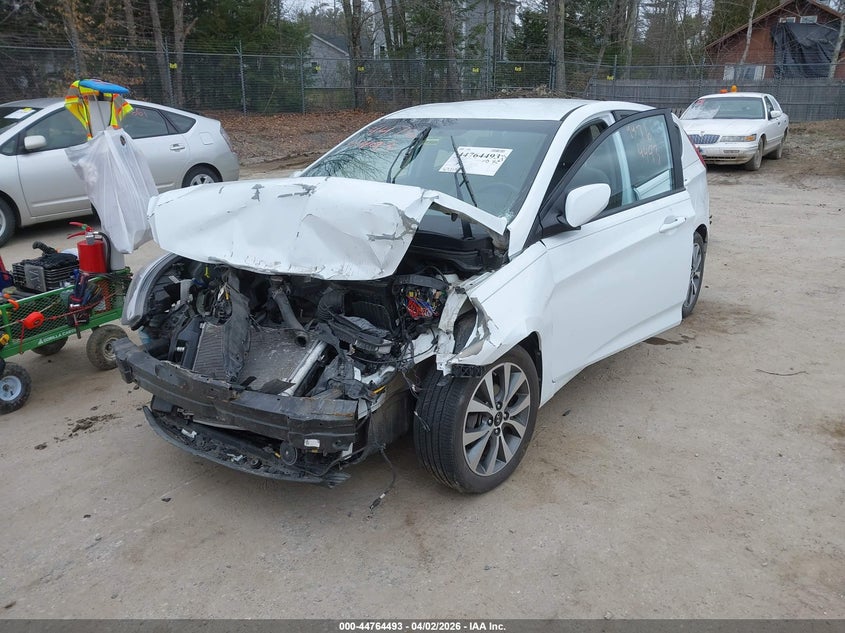 2017 Hyundai Accent VIN KMHCU5AE7HU345325 IAAI salvage auction — FRONT END, Salvage (Maine), sold $275 on 2026-07-06 (photo 2)