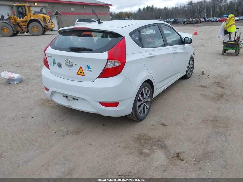 2017 Hyundai Accent VIN KMHCU5AE7HU345325 IAAI salvage auction — FRONT END, Salvage (Maine), sold $275 on 2026-07-06 (photo 4)