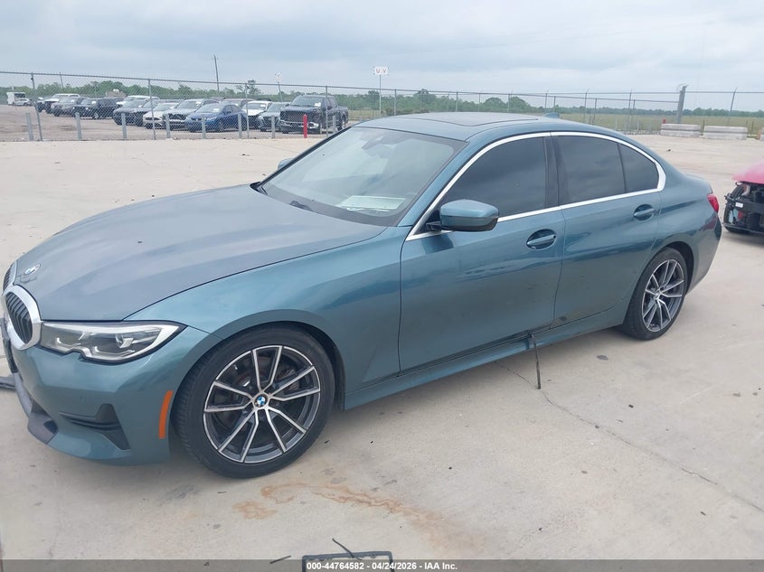 2019 BMW 3er VIN WBA5R1C52KFH08307 IAAI salvage auction — UNKNOWN, Salvage Title, sold $7,100 on 2026-07-10 (photo 2)