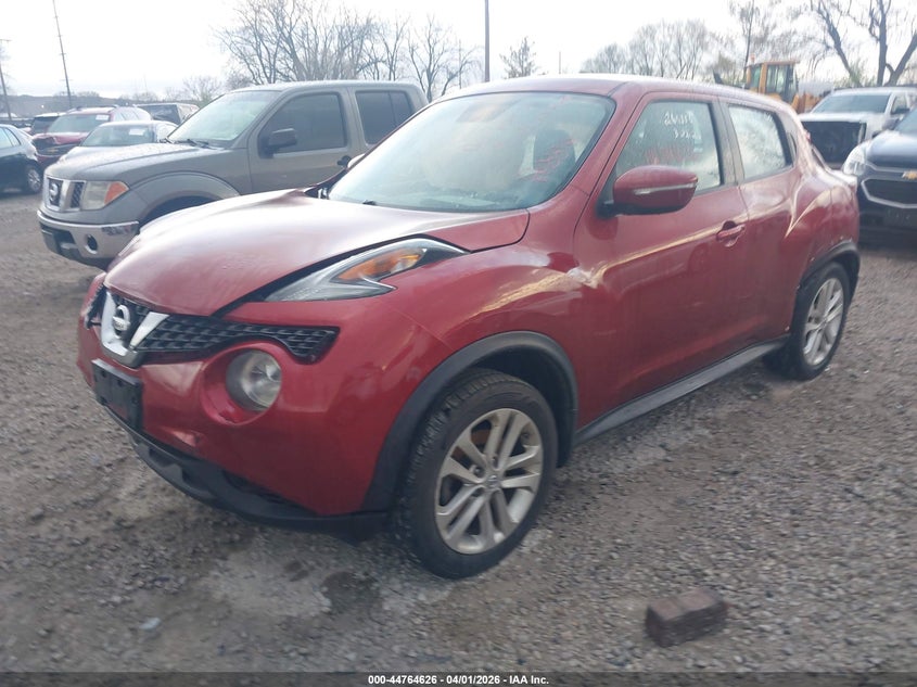 2015 Nissan Juke VIN JN8AF5MV1FT563933 IAAI salvage auction — LEFT & RIGHT, Original (Ohio), sold $275 on 2026-07-15 (photo 2)