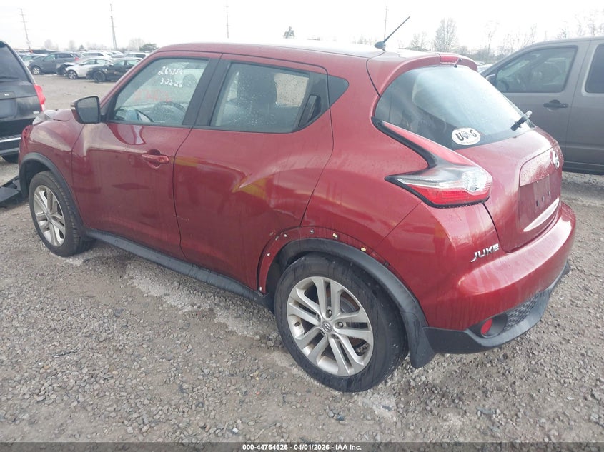 2015 Nissan Juke VIN JN8AF5MV1FT563933 IAAI salvage auction — LEFT & RIGHT, Original (Ohio), sold $275 on 2026-07-15 (photo 3)