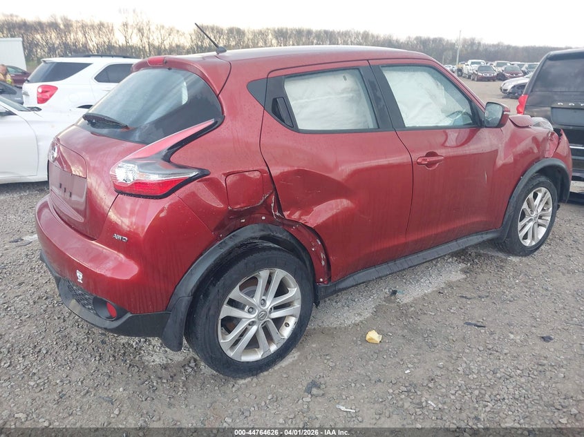 2015 Nissan Juke VIN JN8AF5MV1FT563933 IAAI salvage auction — LEFT & RIGHT, Original (Ohio), sold $275 on 2026-07-15 (photo 4)