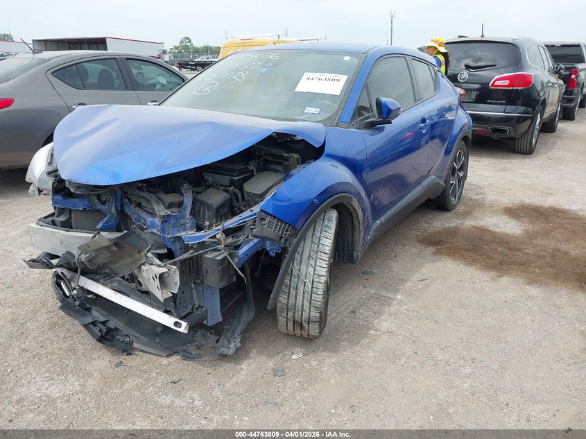 2021 Toyota C-hr VIN JTNKHMBX6M1117919 IAAI salvage auction — FRONT & REAR, Salvage (Texas), sold $3,900 on 2026-07-21 (photo 2)