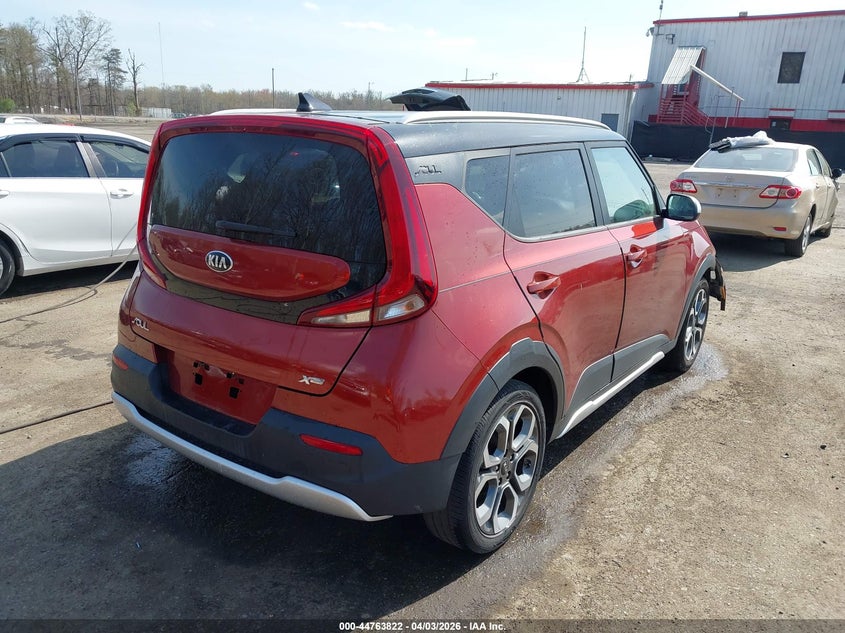 2020 Kia Soul VIN KNDJ23AU2L7036849 IAAI salvage auction — FRONT END, Wait Title, sold $2,450 on 2026-07-15 (photo 4)