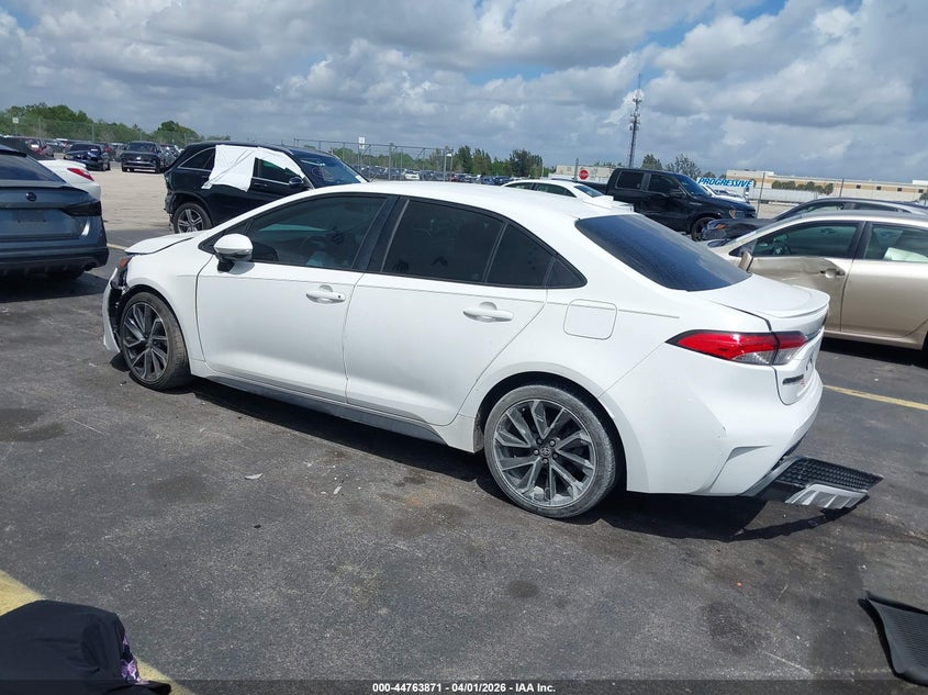 2022 Toyota Corolla VIN 5YFS4MCE8NP115681 IAAI salvage auction — FRONT & REAR, Certificate Of Destruction (Florida), sold $4,050 on 2026-07-24 (photo 3)
