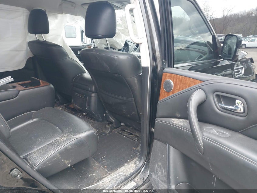 2018 Infiniti Qx80 VIN JN8AZ2NE9J9192188 IAAI salvage auction — LEFT FRONT, Wait Title, sold $1,800 on 2026-07-28 (photo 8)