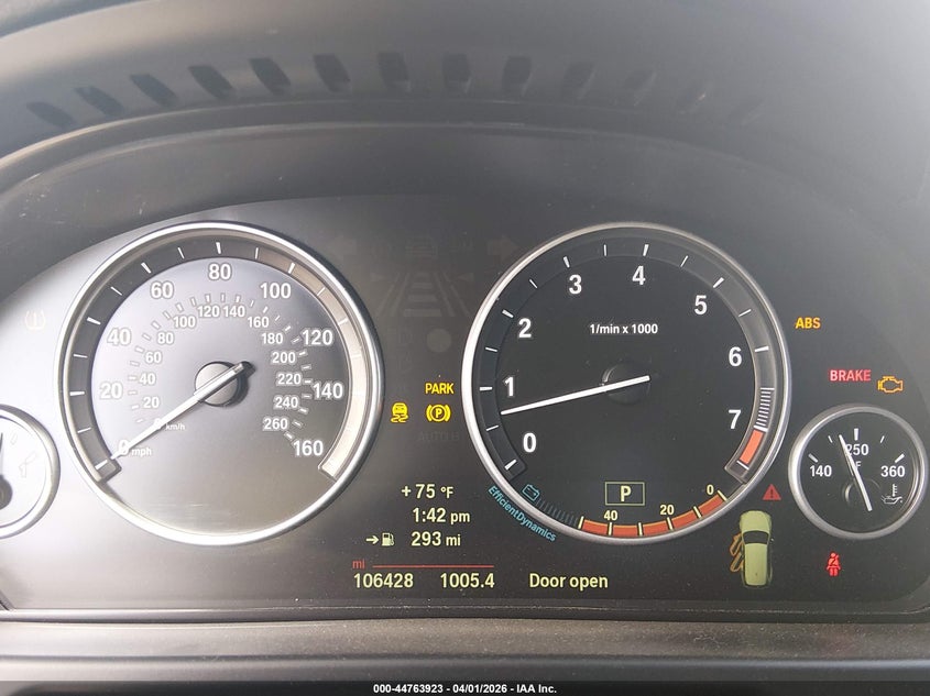 2014 BMW X5 VIN 5UXKR2C5XE0H32226 IAAI salvage auction — REAR END, Wait Title, sold $3,100 on 2026-07-17 (photo 7)