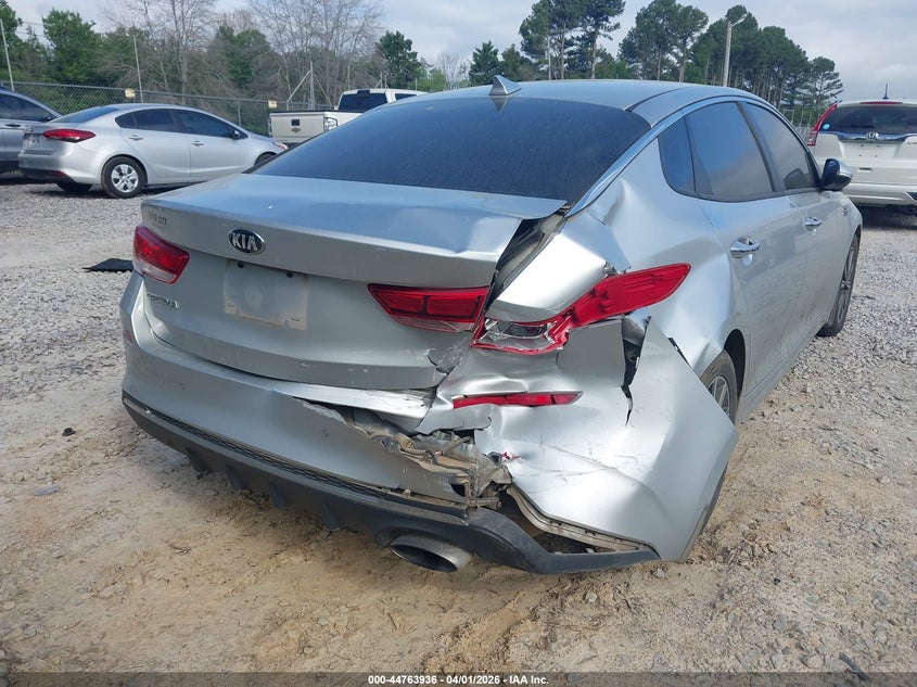 2019 Kia Optima VIN 5XXGT4L39KG360100 IAAI salvage auction — REAR END, Salvage (Alabama), sold $1,750 on 2026-07-13 (photo 6)