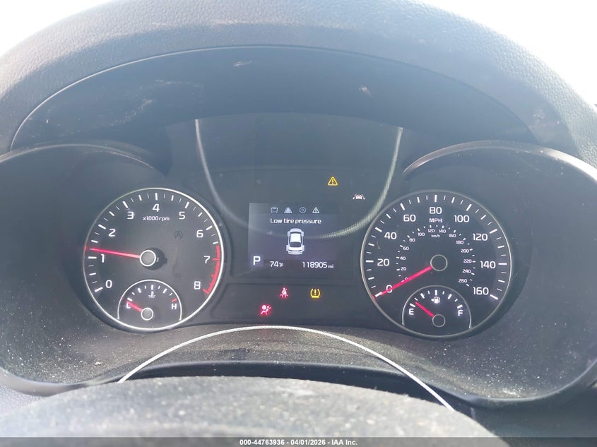2019 Kia Optima VIN 5XXGT4L39KG360100 IAAI salvage auction — REAR END, Salvage (Alabama), sold $1,750 on 2026-07-13 (photo 7)