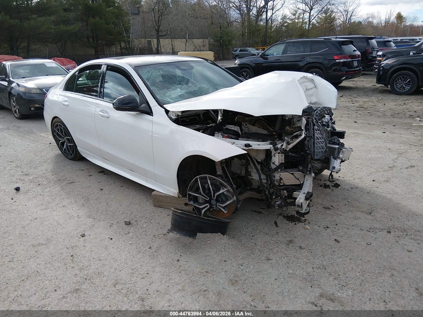 2023 Mercedes-benz C class VIN W1KAF4HBXPR103079 IAAI salvage auction — FRONT END, Salvage (New Hampshire), sold $7,100 on 2026-07-22 (photo 1)