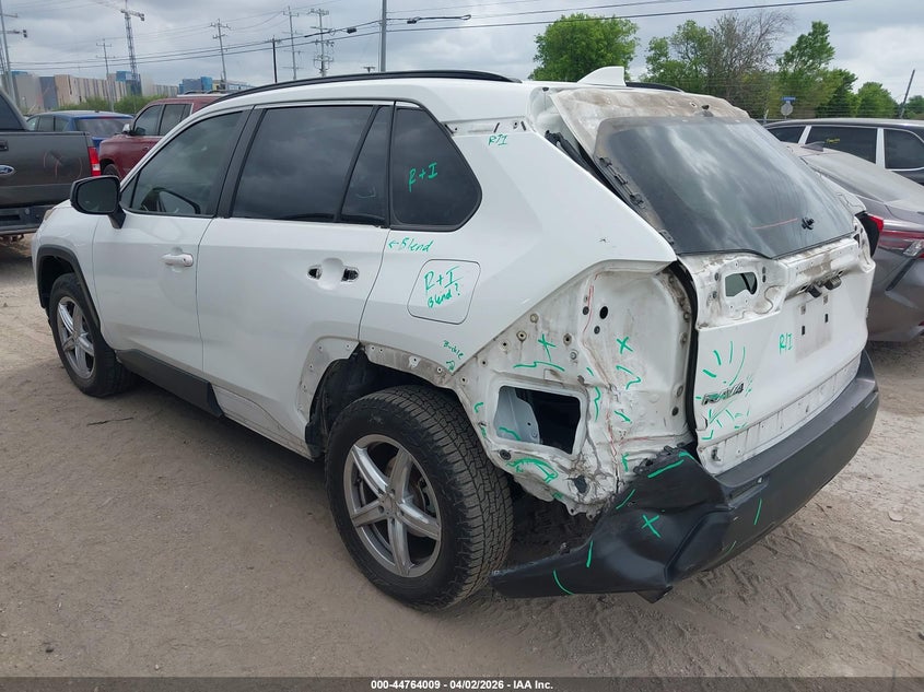 2019 Toyota Rav 4 VIN JTMH1RFV7KD508856 IAAI salvage auction — FRONT & REAR, Salvage (Texas), sold $7,250 on 2026-07-13 (photo 3)