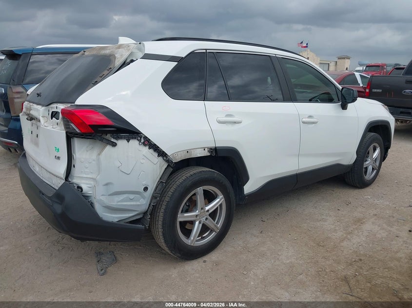 2019 Toyota Rav 4 VIN JTMH1RFV7KD508856 IAAI salvage auction — FRONT & REAR, Salvage (Texas), sold $7,250 on 2026-07-13 (photo 4)