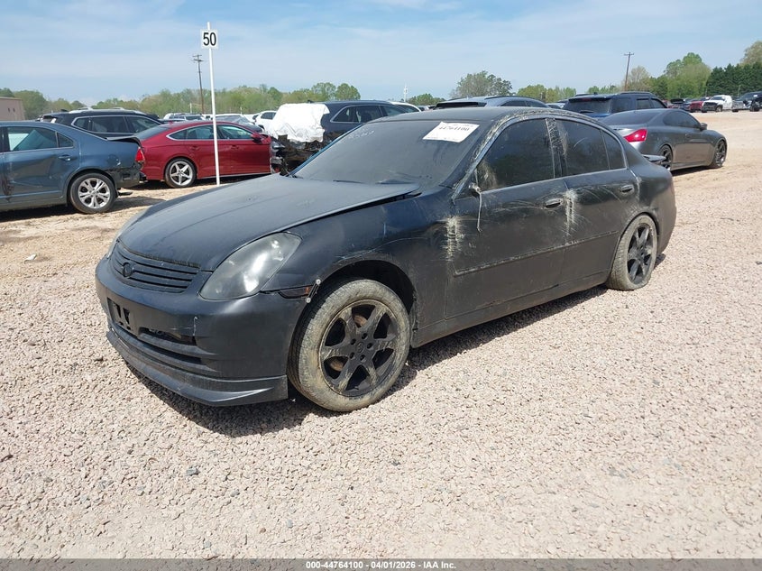 2003 Infiniti G35 VIN JNKCV51E03M302549 IAAI salvage auction — RIGHT SIDE, Salvage (North Carolina), sold $225 on 2026-08-03 (photo 2)