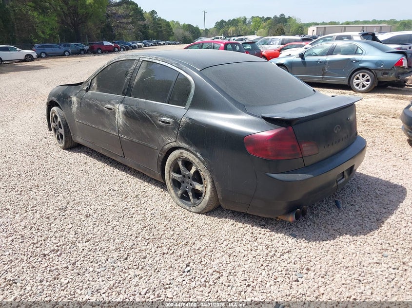 2003 Infiniti G35 VIN JNKCV51E03M302549 IAAI salvage auction — RIGHT SIDE, Salvage (North Carolina), sold $225 on 2026-08-03 (photo 3)