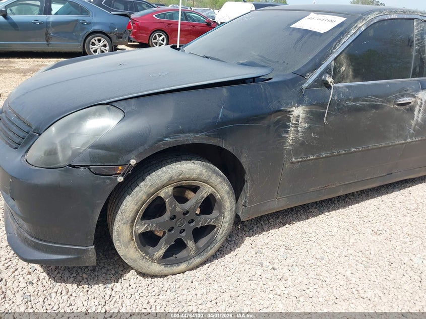 2003 Infiniti G35 VIN JNKCV51E03M302549 IAAI salvage auction — RIGHT SIDE, Salvage (North Carolina), sold $225 on 2026-08-03 (photo 6)