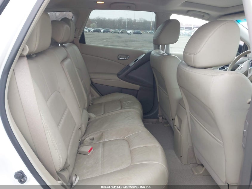 2012 Nissan Murano VIN JN8AZ1MW2CW223614 IAAI salvage auction — LEFT & RIGHT, Salvage (New Jersey), sold $25 on 2026-07-27 (photo 8)