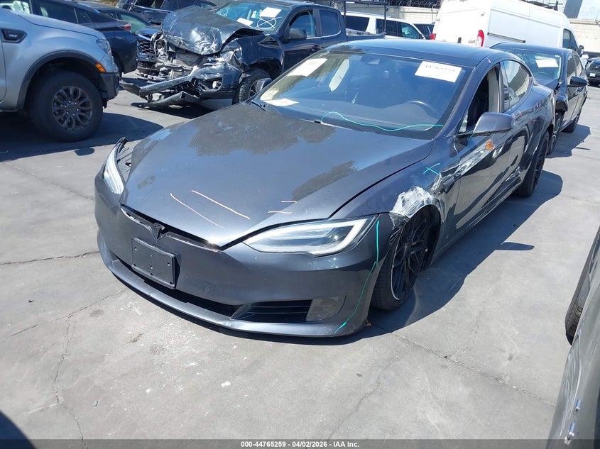 2016 Tesla Model s VIN 5YJSA1E41GF157376 IAAI salvage auction — FRONT END, Wait Title, sold $4,750 on 2026-07-15 (photo 2)
