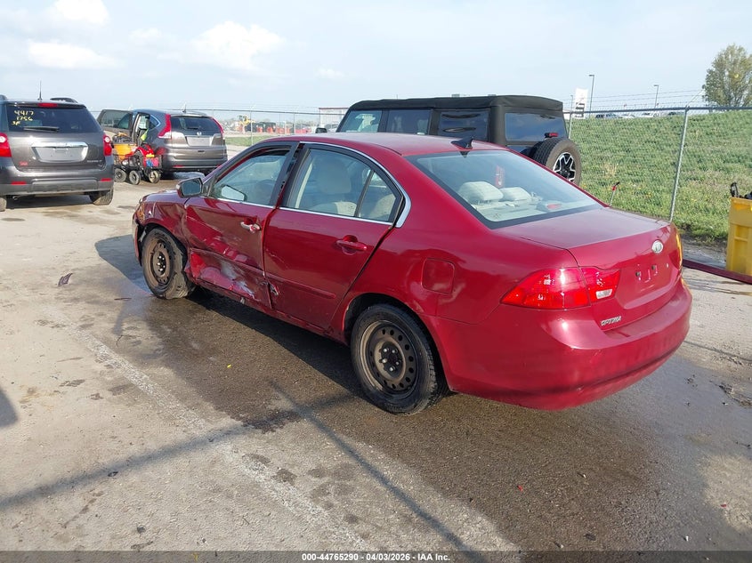 2010 Kia Optima VIN KNAGG4A87A5450820 IAAI salvage auction — SIDE, Salvage (Missouri), sold $100 on 2026-07-21 (photo 3)