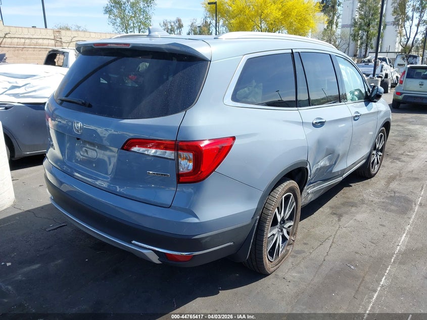 2022 Honda Pilot VIN 5FNYF5H64NB029131 IAAI salvage auction — SIDE, Wait Title, sold $13,550 on 2026-07-31 (photo 4)