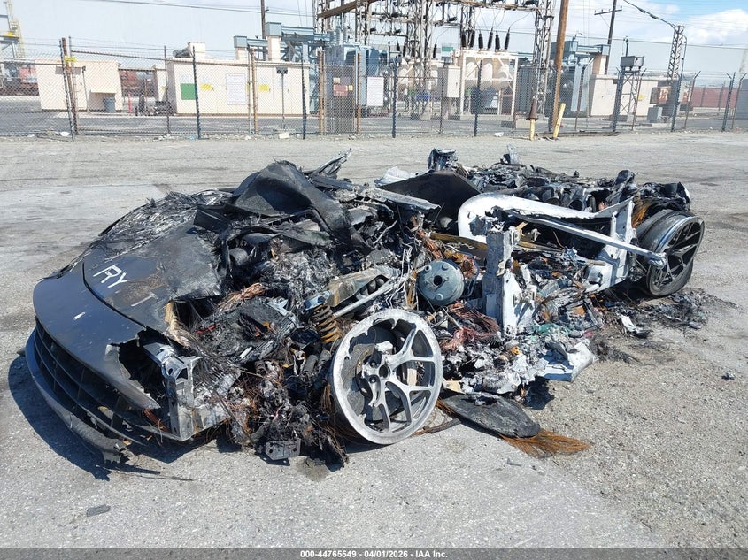 2016 Ferrari F12berlinetta VIN ZFF74UFA3G0213420 IAAI salvage auction — TOTAL BURN, Non-Repairable (California), sold $2,550 on 2026-07-21 (photo 6)