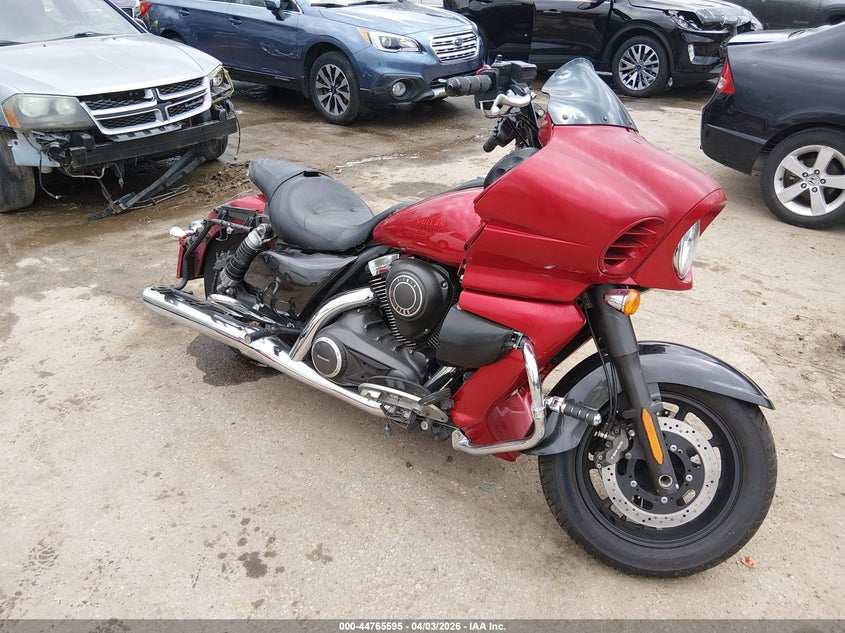2011 Kawasaki Vulcan VIN JKBVNRJ17BA001135 IAAI salvage auction — ROLLOVER, Salvage (Missouri), sold $500 on 2026-07-08 (photo 1)
