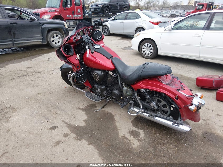 2011 Kawasaki Vulcan VIN JKBVNRJ17BA001135 IAAI salvage auction — ROLLOVER, Salvage (Missouri), sold $500 on 2026-07-08 (photo 3)