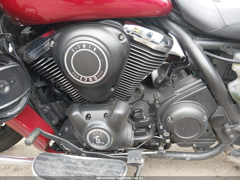 2011 Kawasaki Vulcan VIN JKBVNRJ17BA001135 IAAI salvage auction — ROLLOVER, Salvage (Missouri), sold $500 on 2026-07-08 (photo 9)