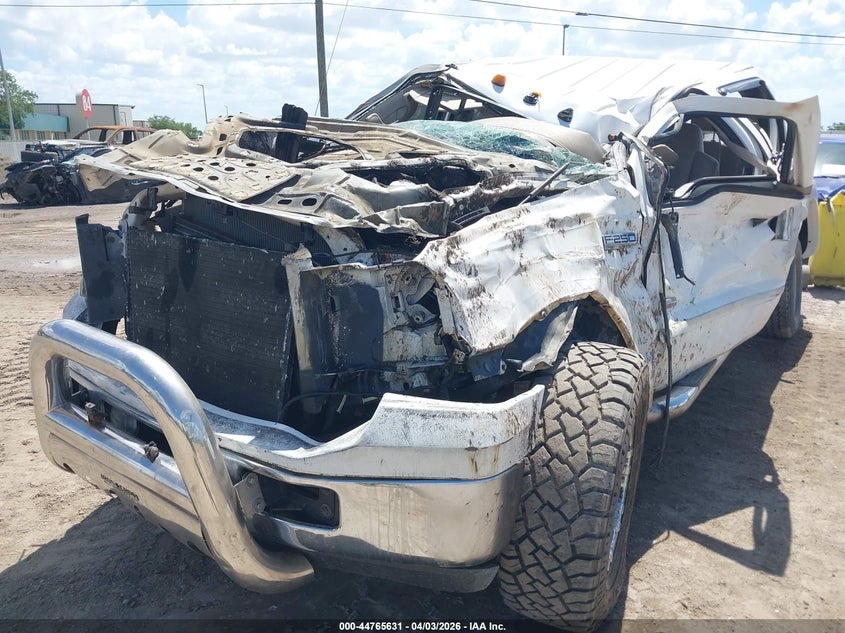 2005 Ford F250 VIN 1FTSW21P05EA03067 IAAI salvage auction — ROLLOVER, Rebuildable (Florida), sold $375 on 2026-07-09 (photo 6)
