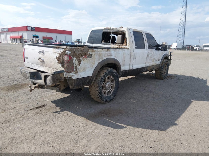 2016 Ford F250 VIN 1FT7W2BT4GEC38995 IAAI salvage auction — ROLLOVER, Wait Title, sold $7,400 on 2026-08-26 (photo 4)