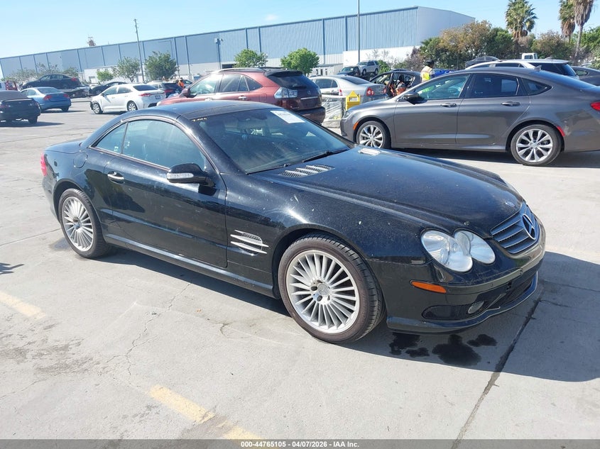 2003 Mercedes-benz Sl-class VIN WDBSK75F33F033437 IAAI salvage auction — WATER/FLOOD, Salvage (California), sold $2,150 on 2026-07-29 (photo 1)
