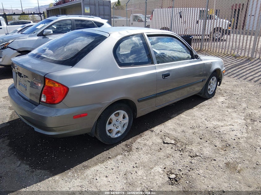 2003 Hyundai Accent VIN KMHCF35C93U270269 IAAI salvage auction — ROOF, Salvage (Nevada), sold $25 on 2026-07-31 (photo 4)