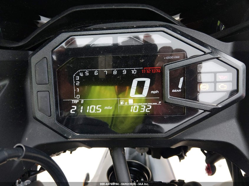 2026 Kawasaki Ninja VIN ML5EXGG10TDA80404 IAAI salvage auction — FRONT END, Wait Title, sold $1,700 on 2026-07-28 (photo 7)