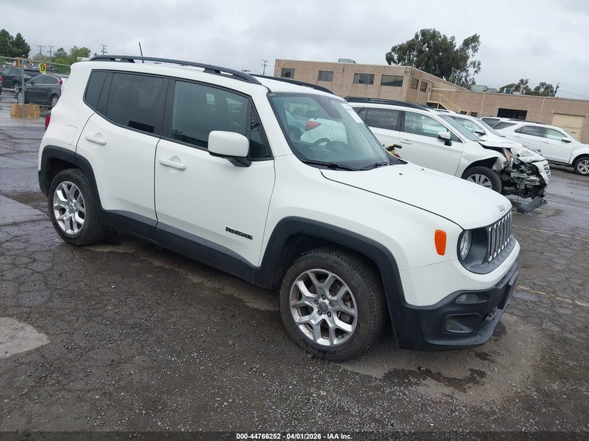 2018 Jeep Renegade VIN ZACCJABB3JPH05434 IAAI salvage auction — LEFT FRONT, Wait Title, sold $2,350 on 2026-07-20 (photo 1)