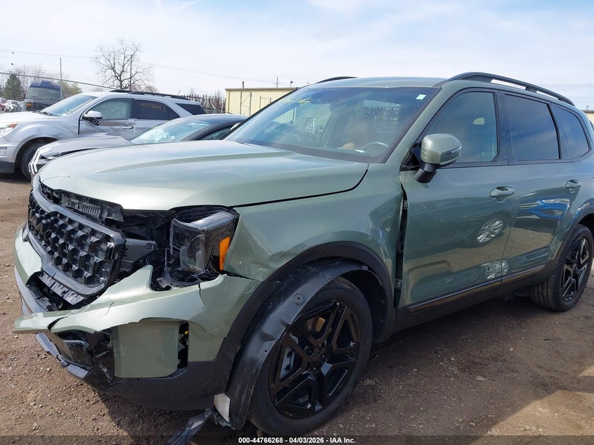 2025 Kia Telluride VIN 5XYP3DGC1SG634962 IAAI salvage auction — FRONT END, Wait Title, sold $17,300 on 2026-07-16 (photo 6)