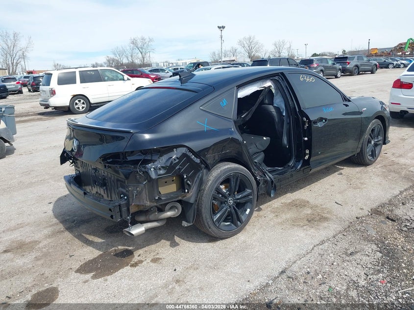 2026 Acura Integra VIN 19UDE4H39TA012561 IAAI salvage auction — REAR END, Wait Title, sold $7,200 on 2026-07-13 (photo 4)