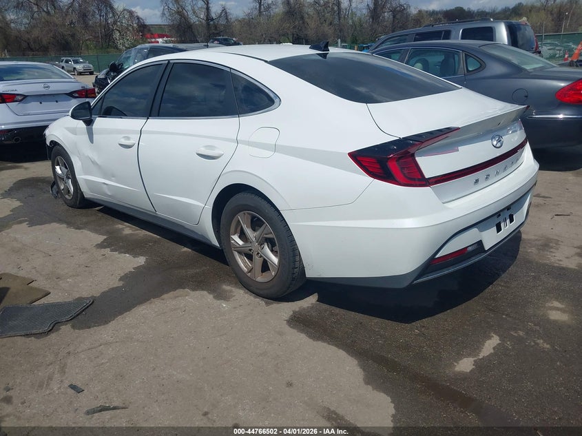2020 Hyundai Sonata VIN 5NPEG4JAXLH054302 IAAI salvage auction — SIDE, Salvage - 75% Or Less (Maryland), sold $4,475 on 2026-07-16 (photo 3)