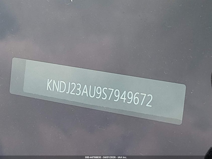 2025 Kia Soul VIN KNDJ23AU9S7949672 IAAI salvage auction — REAR END, Wait Title, sold $5,425 on 2026-07-14 (photo 9)