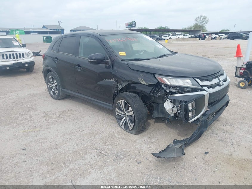 2022 Mitsubishi Outlander VIN JA4APVAU9NU019736 IAAI salvage auction — FRONT END, Salvage (Texas), sold $4,150 on 2026-07-15 (photo 1)