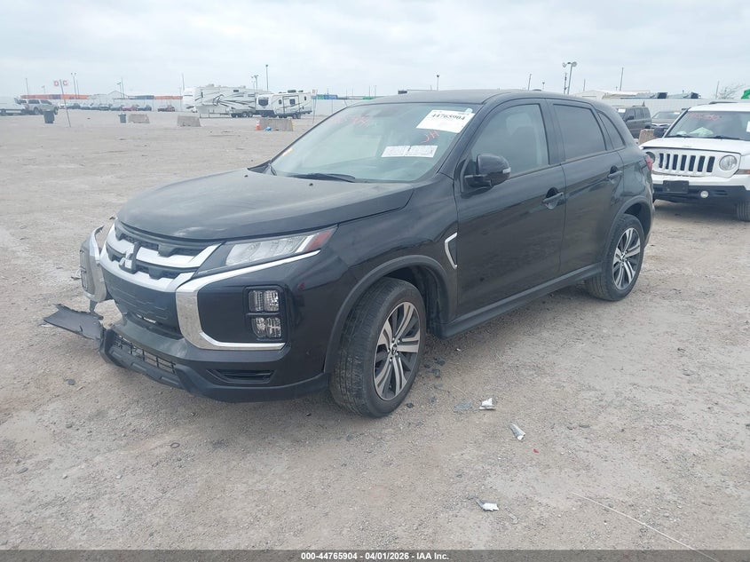 2022 Mitsubishi Outlander VIN JA4APVAU9NU019736 IAAI salvage auction — FRONT END, Salvage (Texas), sold $4,150 on 2026-07-15 (photo 2)