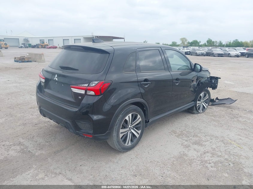2022 Mitsubishi Outlander VIN JA4APVAU9NU019736 IAAI salvage auction — FRONT END, Salvage (Texas), sold $4,150 on 2026-07-15 (photo 4)