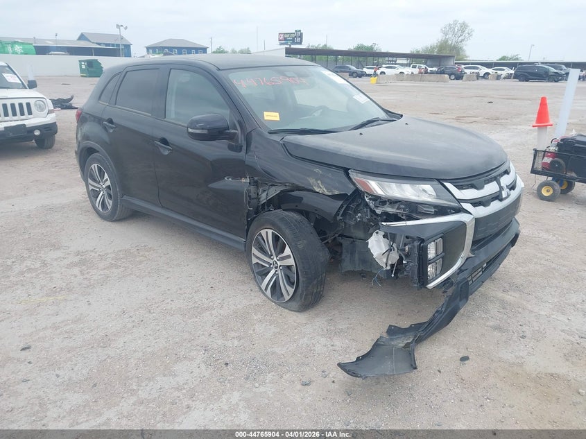 2022 Mitsubishi Outlander VIN JA4APVAU9NU019736 IAAI salvage auction — FRONT END, Salvage (Texas), sold $4,150 on 2026-07-15 (photo 6)