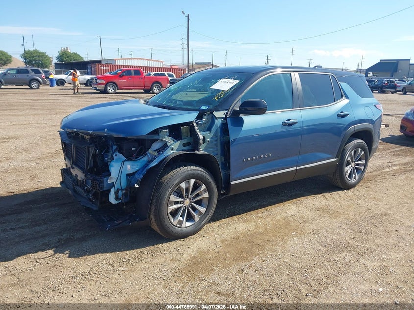 2026 Chevrolet Equinox VIN 3GNAXHEG4TL294585 IAAI salvage auction — FRONT END, Salvage Title, sold $9,250 on 2026-07-29 (photo 2)