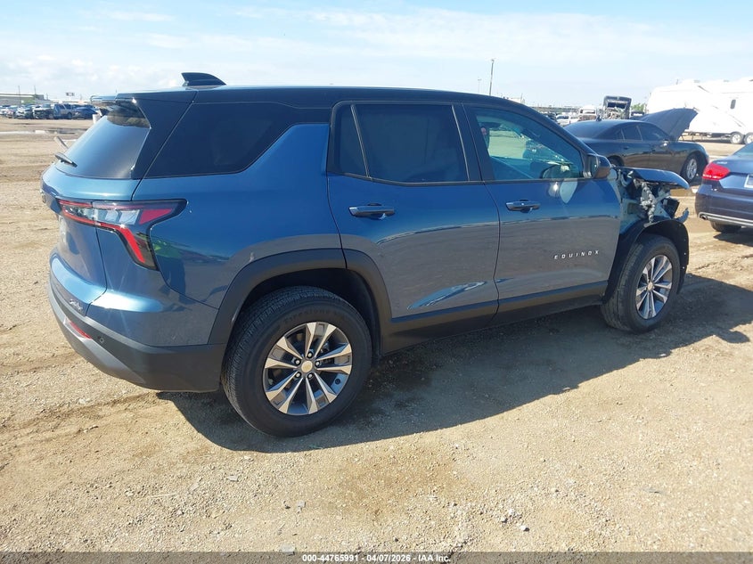 2026 Chevrolet Equinox VIN 3GNAXHEG4TL294585 IAAI salvage auction — FRONT END, Salvage Title, sold $9,250 on 2026-07-29 (photo 4)