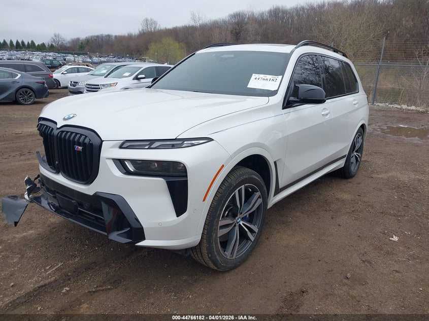 2024 BMW X7 VIN 5UX33EM09R9S86174 IAAI salvage auction — RIGHT FRONT, Salvage (Illinois), sold $44,500 on 2026-07-06 (photo 2)