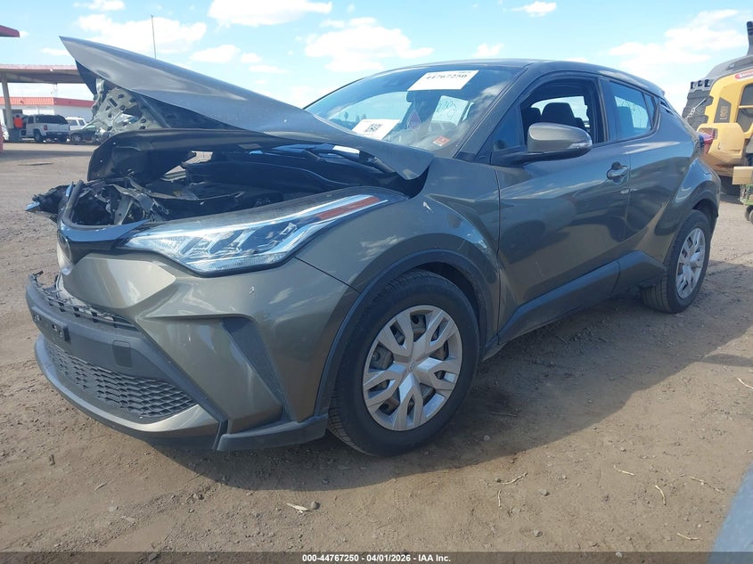 2021 Toyota C-hr VIN NMTKHMBX1MR136285 IAAI salvage auction — FRONT END, Wait Title, sold $5,350 on 2026-07-14 (photo 2)