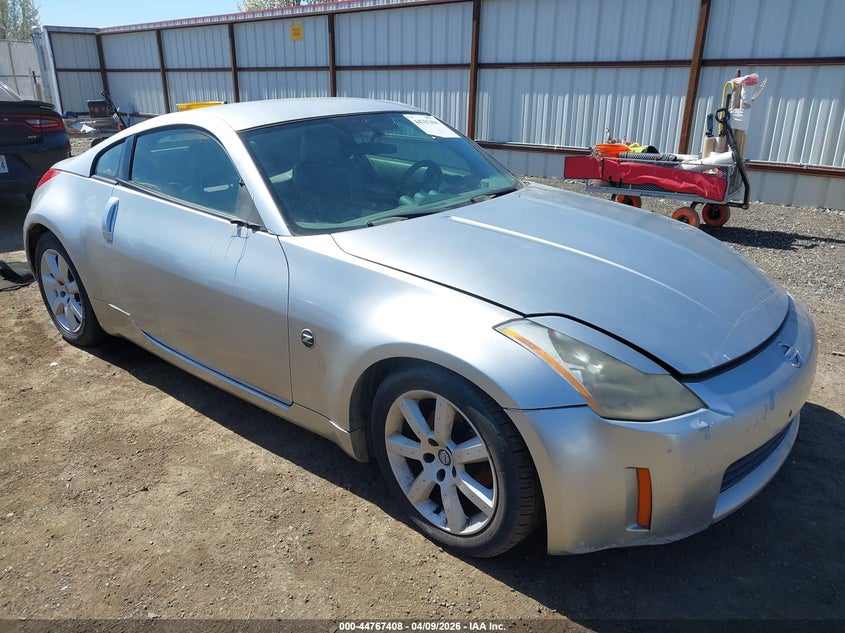 2004 Nissan 350z VIN JN1AZ34D34T152922 IAAI salvage auction — LEFT & RIGHT, Salvage (Texas), sold $525 on 2026-07-28 (photo 1)