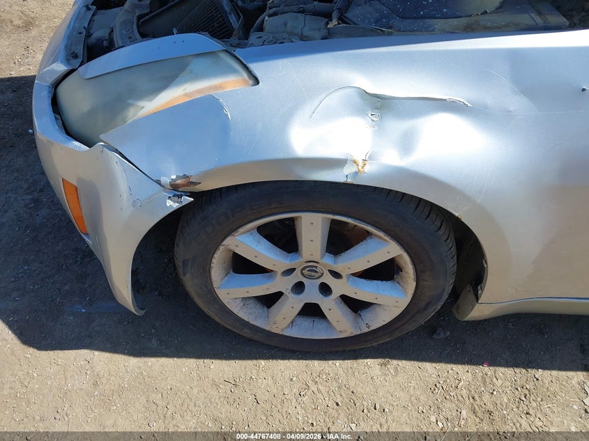2004 Nissan 350z VIN JN1AZ34D34T152922 IAAI salvage auction — LEFT & RIGHT, Salvage (Texas), sold $525 on 2026-07-28 (photo 6)
