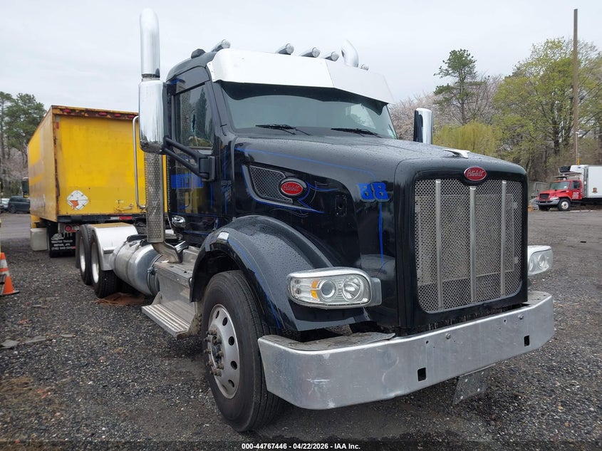 2015 Peterbilt 567 VIN 1XPCDP0X4FD308988 IAAI salvage auction — Burn Interior, Mv-907A (New York), sold $8,350 on 2026-07-07 (photo 1)