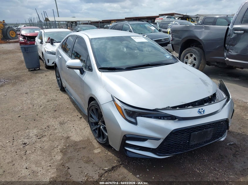 2023 Toyota Corolla VIN JTDBCMFE5P3009067 IAAI salvage auction — SIDE, Wait Title, sold $825 on 2026-07-28 (photo 1)