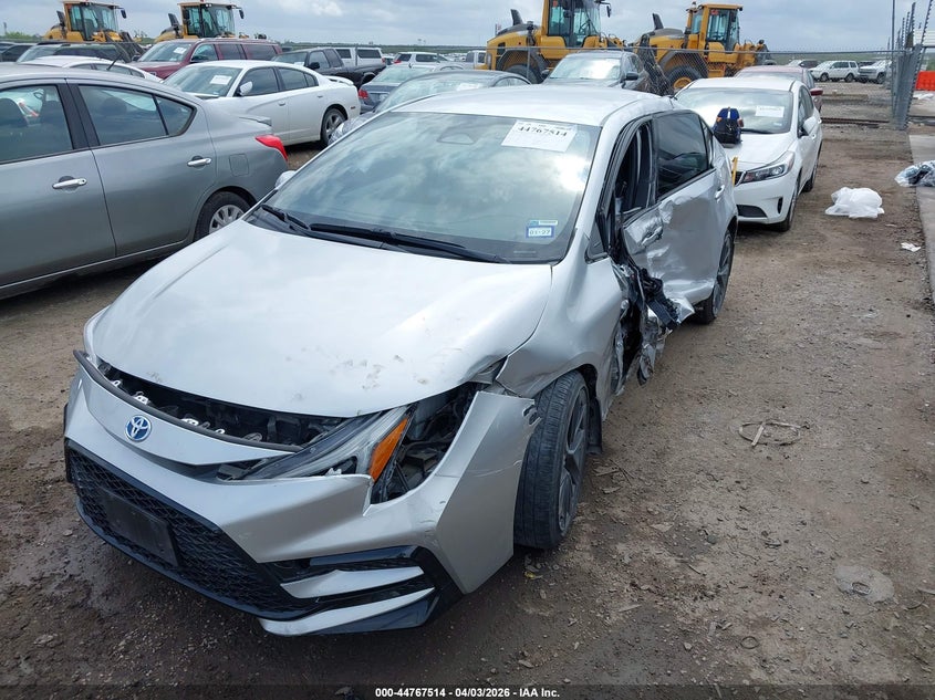 2023 Toyota Corolla VIN JTDBCMFE5P3009067 IAAI salvage auction — SIDE, Wait Title, sold $825 on 2026-07-28 (photo 2)